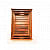 N&C Nice Collection Wooden Serving Tray (Brown) - Set of 3 - top_view