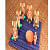 Terracotta & Wood Green Musical Ganesh - top_view