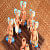 Terracotta & Wood Blue Musical Ganesh - top_view