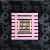 Wooden Picturesque Fencing : (Pink Tribal) (Code No: W-G16 142) - front_view