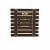 Wooden Picturesque Fencing : (Pink Tribal) (Code No: W-G16 142) - rear_view