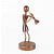 Wooden Statue I Working Woman I Artifact - top_view