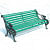 Cast Iron Bench - rear_view