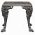 Cast Iron Table I Garden Furniture I Anti Corrosion - top_view