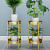 Danzig Metal Plant Display Rack (2 Piece) - rear_view