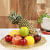 Tuxédo Flat Fruit Steel Basket - left_view