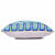 Nomaadi Blue Geometrical Embroidered Lumbar Cushion Cover 12x20 inches Home Decor Decorative Throw Pillow Living Room Bed Sofa Chair - left_view