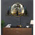 Decorative Metal Wall art With Clock - photo
