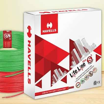 1.0SQMM WIRE 90 MTR  HRFR WIRE - photo