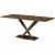 Luxury Golden Marble Dining Table Set With 6 Chairs - top_view