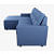 Yolo 3 Seater L- Shape Sofa with Interchangeable Chaise - top_view