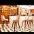 Gabardine Metal chair - front_view