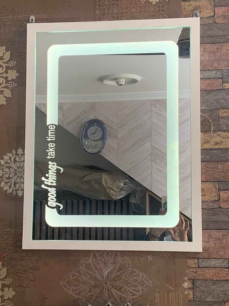 Backlit mirror - photo