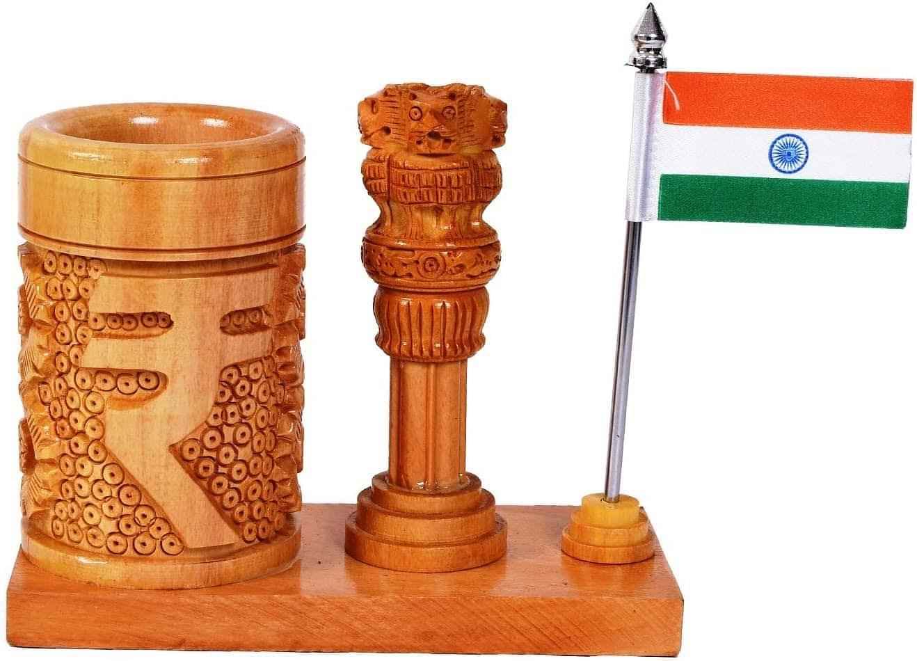 Ashoka Stambha Pen Stand - photo