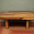 Teak Finish Coffee Table - front_view