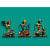 Rajasthani Tribal Musician Showpiece Statue (Set of 3) - rear_view